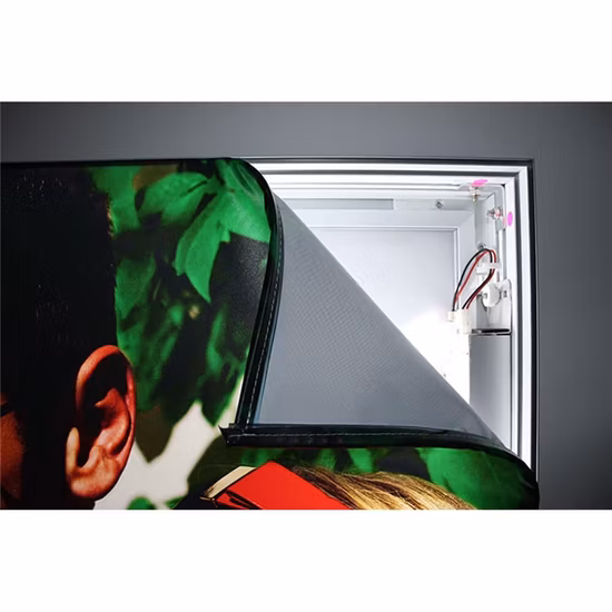 Tessuto retroilluminato 100% poliestere Stampa a sublimazione tessile Tessuto lightbox retroilluminato bianco